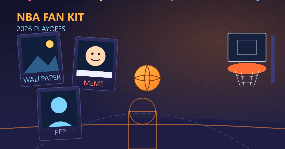 2026 NBA Playoffs Fan Kit: Create Custom Graphics & Memes