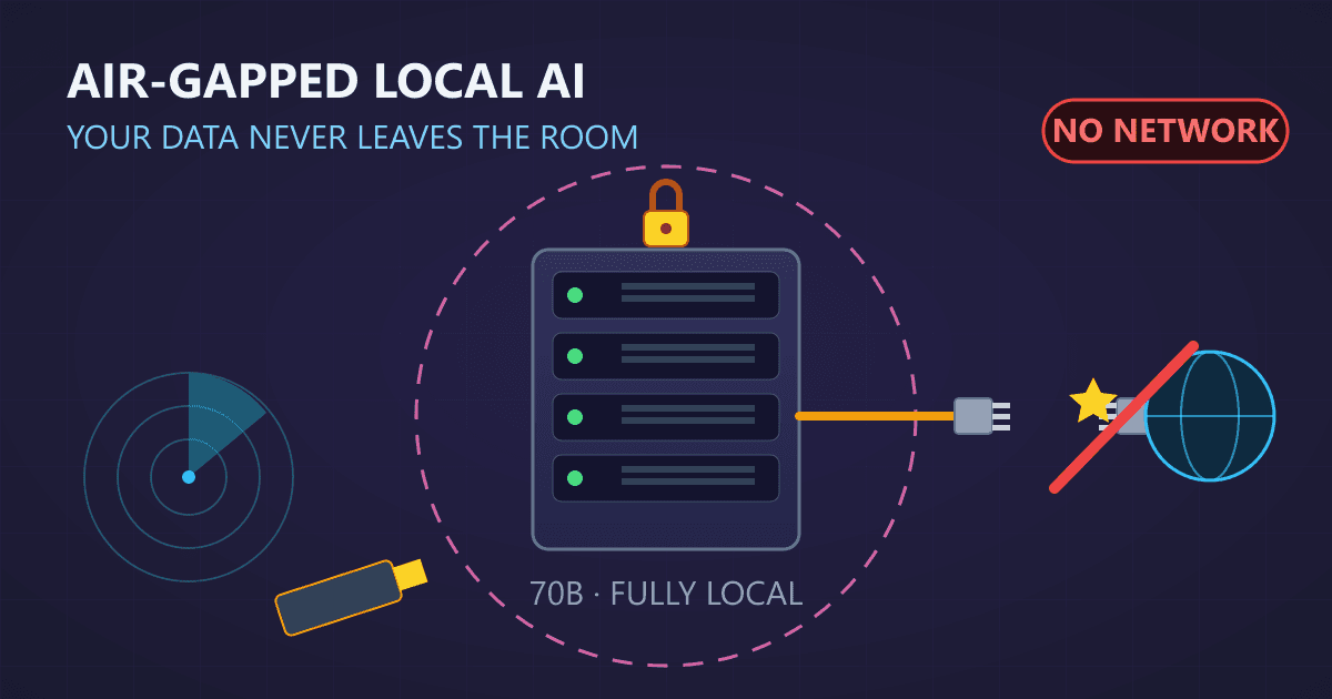 Local AI for Air-Gapped Systems: When Your Data Cannot Leave the Room