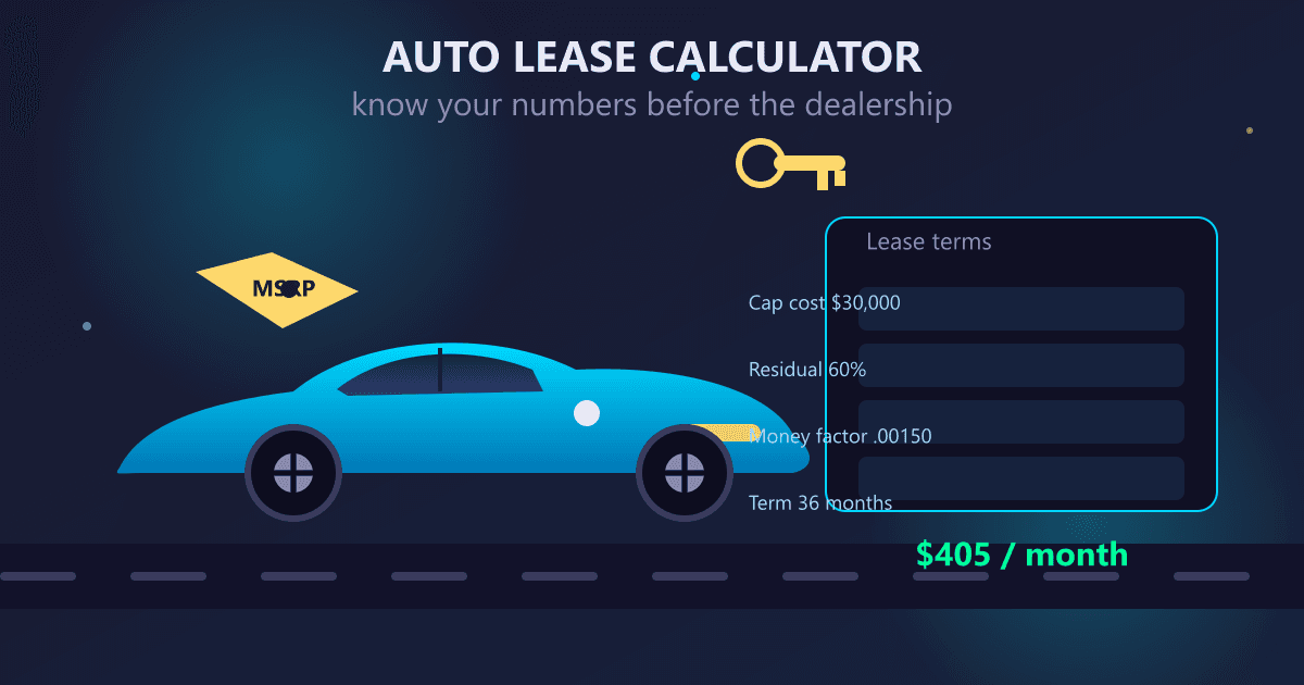 Auto Lease Calculator: Your Guide to a Smarter Car Deal