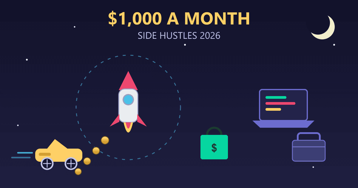 Best Side Hustles 2026: Earn an Extra $1000 a Month