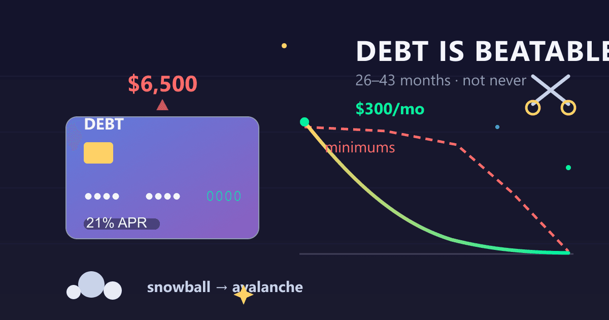 23% of Americans Think They'll Never Pay Off Their Credit Card Debt. Here's Why They're Wrong.