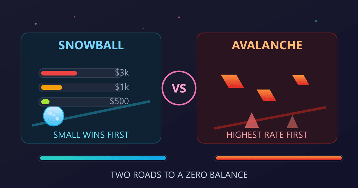 Debt Avalanche vs Snowball: The Guide to Paying Off Debt Faster