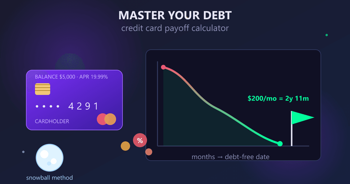 Master Your Debt: A Guide to Credit Card Payoff Calculators