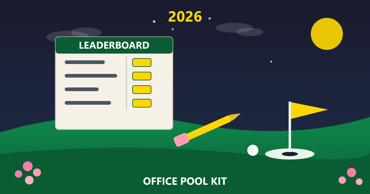 Masters Leaderboard 2026: Free Printable PDF Office Pool Kit