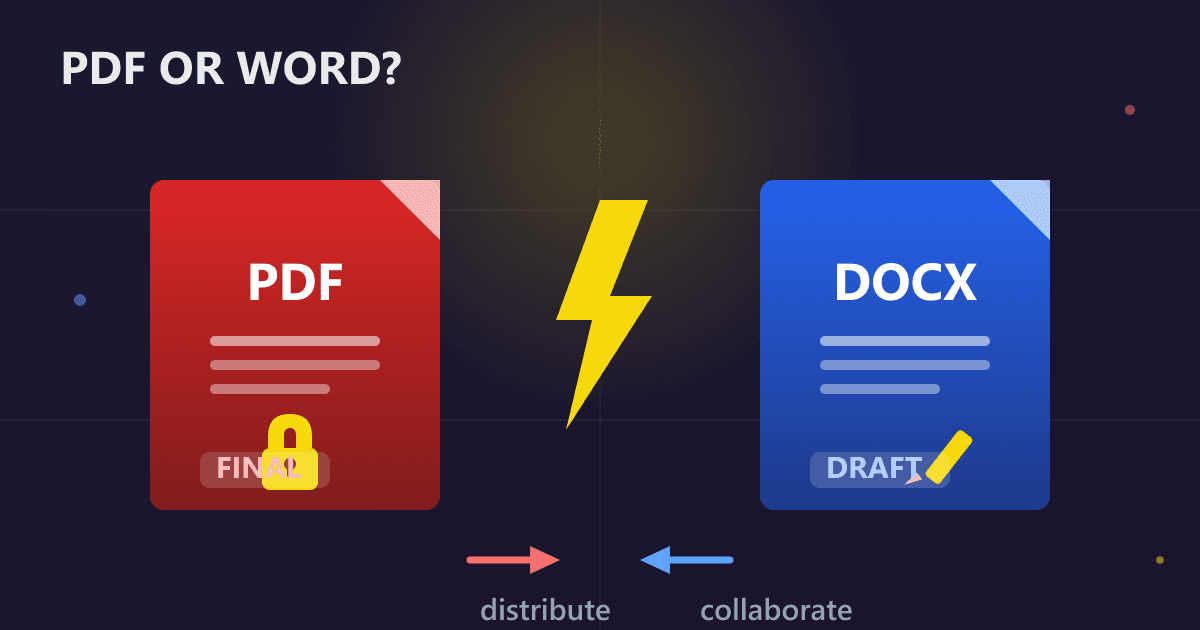 PDF vs Word: How to Choose the Right Document Format (2026 Guide)