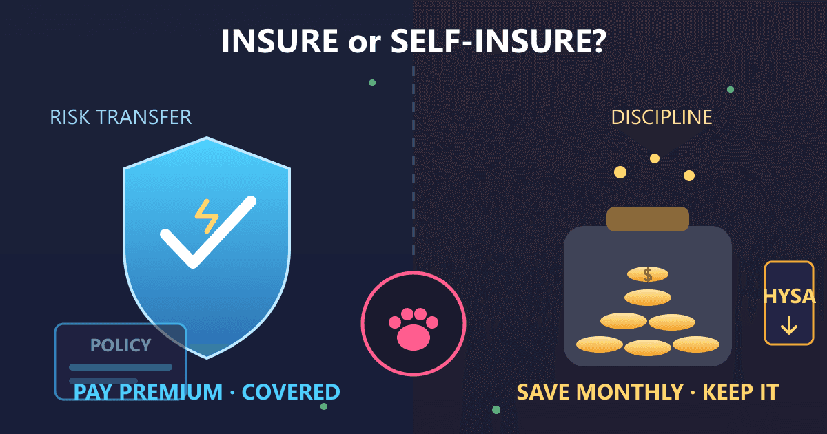 Pet Insurance or Self-Insure? A Complete Financial Guide