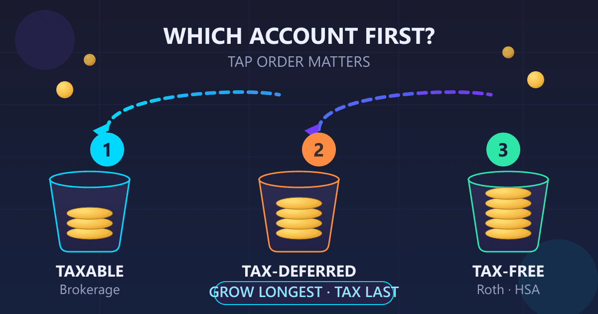 Retirement Withdrawal Strategy: Which Accounts to Tap First