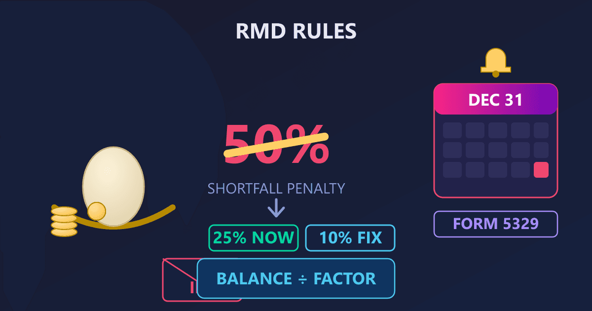 RMD Guide: Avoid the IRS's 50% Penalty on Retirement Funds
