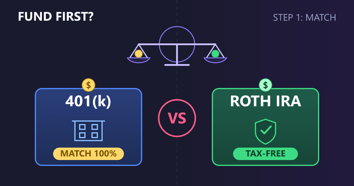 Roth IRA vs. 401k: Which Should You Prioritize First?