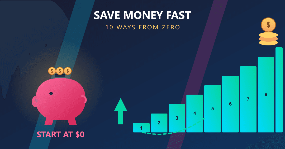 Save Money Fast: 10 Ways to Build Savings From Zero