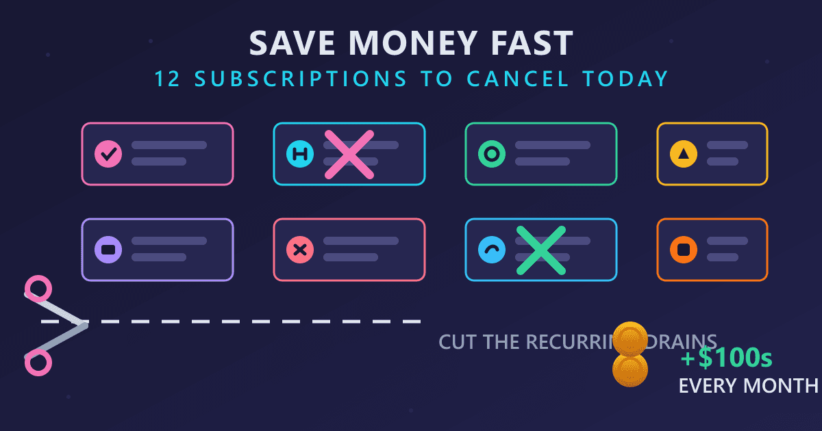 Save Money Fast: 12 Subscriptions You Should Cancel Today