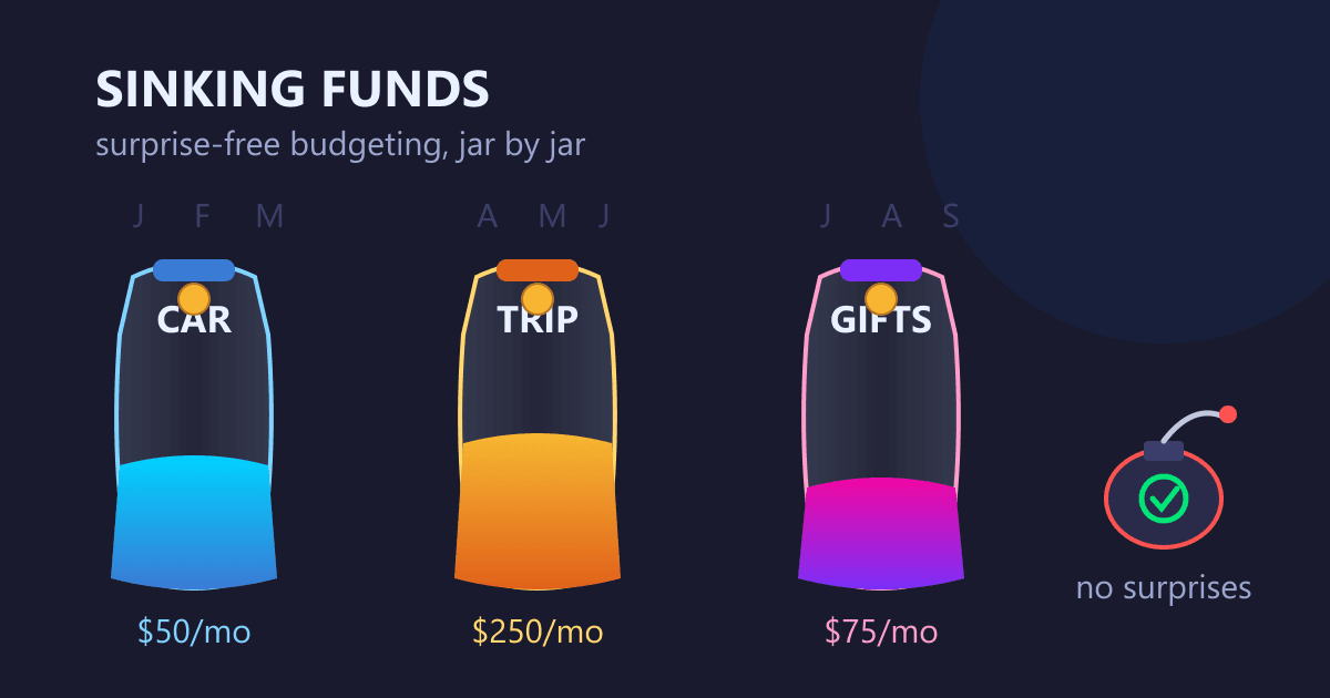 Sinking Funds Explained: Your Guide to a Surprise-Free Budget
