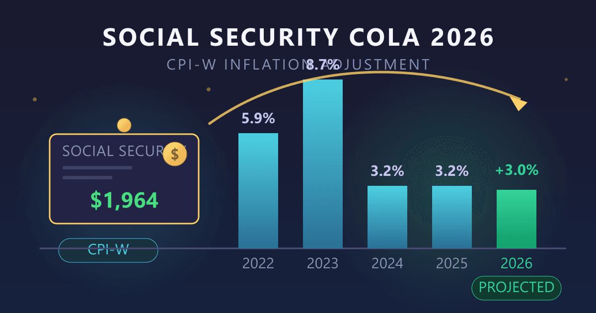 Social Security COLA 2026: How Much Will Your Check Grow?