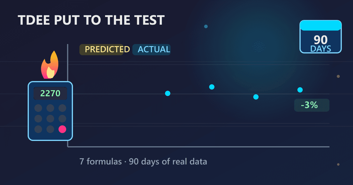 TDEE Calculator Accuracy Test 2026: I Tracked My Actual Burn Rate for 90 Days vs. 7 Popular Formulas