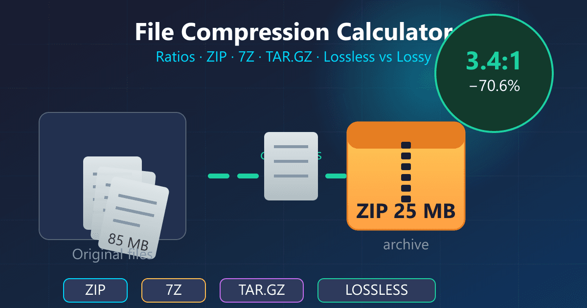 The Ultimate File Compression Calculator & Factor Guide