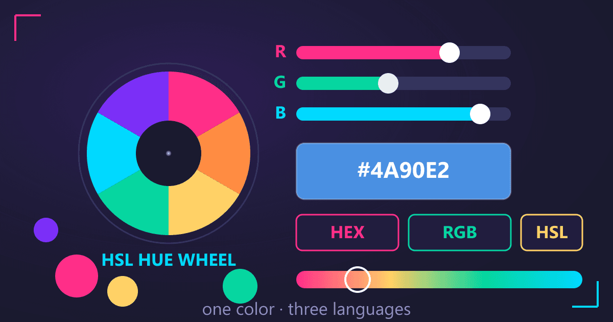 The Ultimate Guide to HEX, RGB & HSL Color Codes